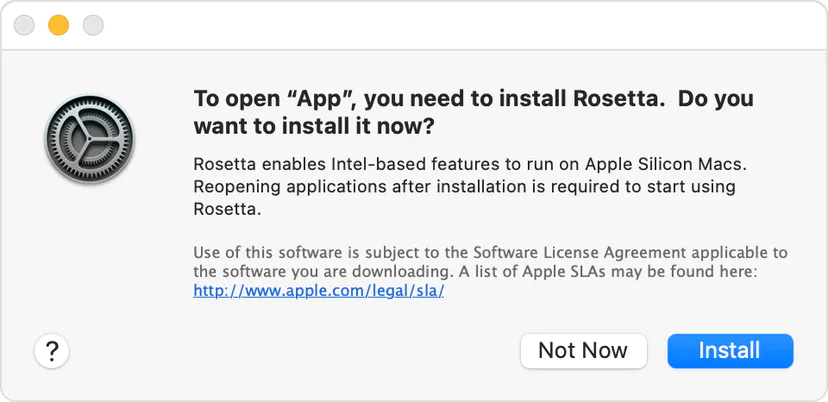 roseta 2 help run react native on MacBook Pro M1